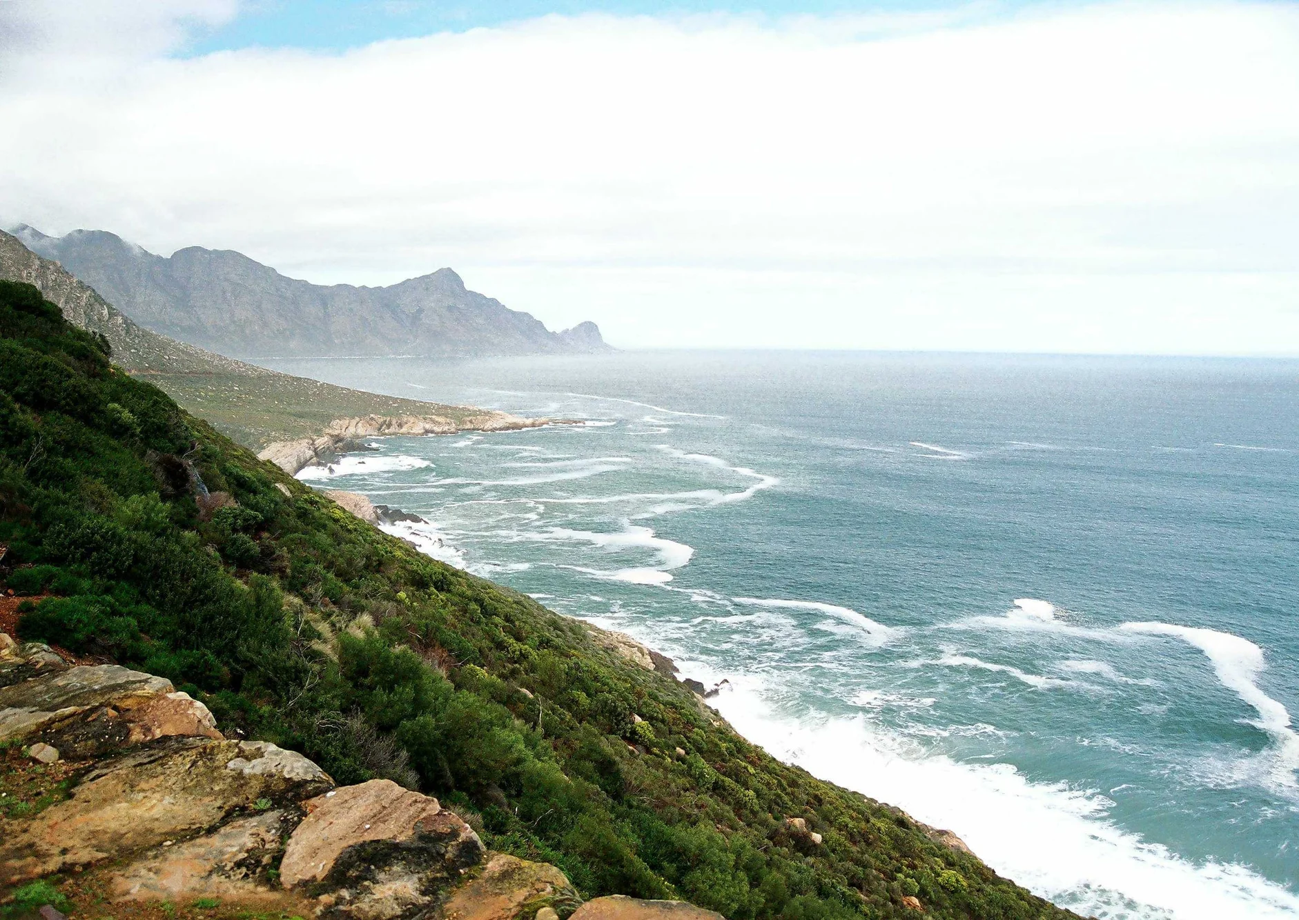 Seaview from the Garden Route, South Africa, near Hermanus