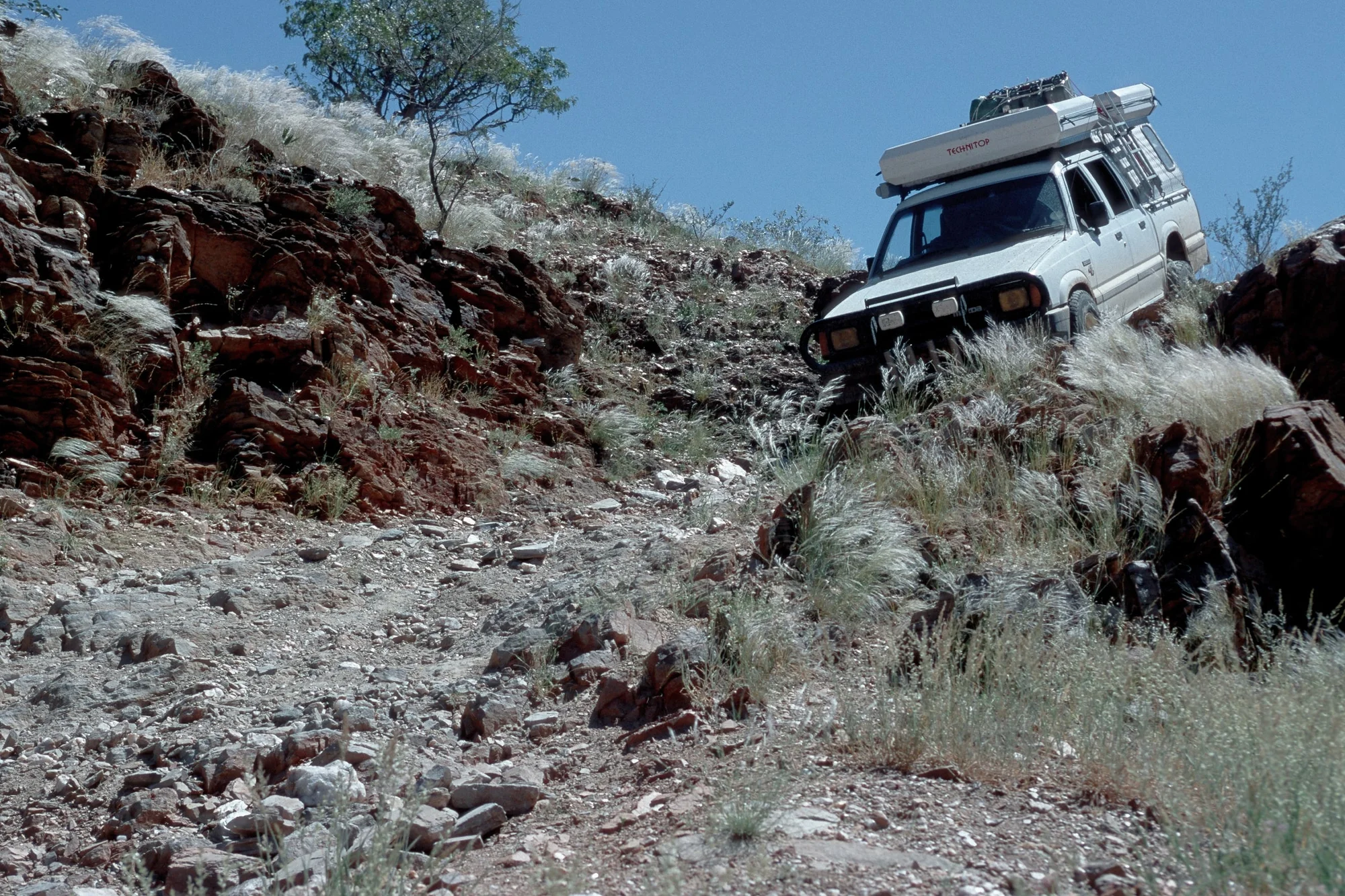 Van Zyl´s Pass, Kaokoveld, a challenge for offroad drivers