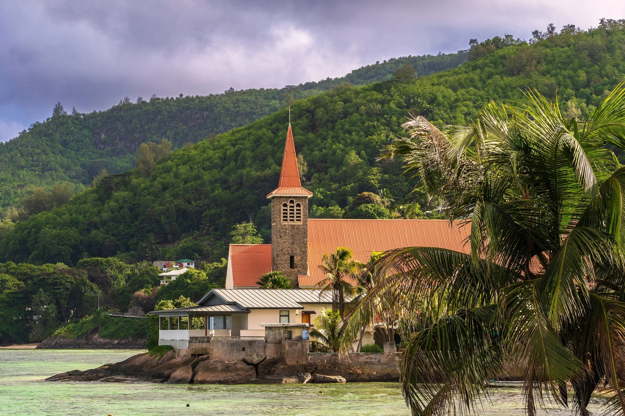 Saint Joseph Church, Catholic Church, Anse Royale, Mahe, Seychelles.