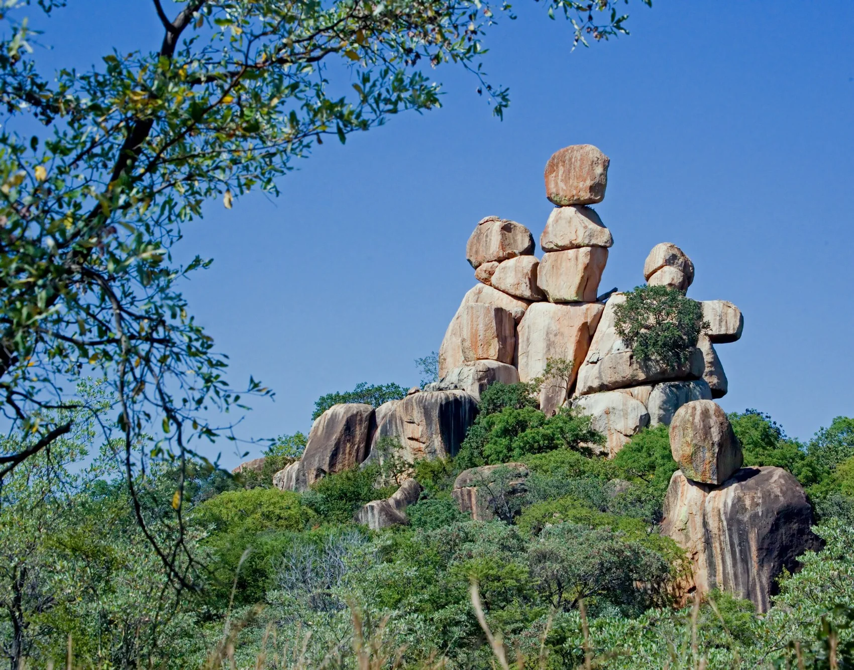 Balancing rocks in Matobo National Park, Zimbabwe