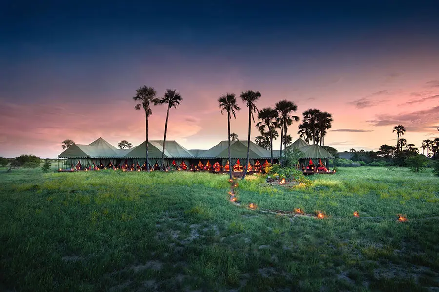 Jack's Camp on the Makgadikgadi salt pans, Botswana