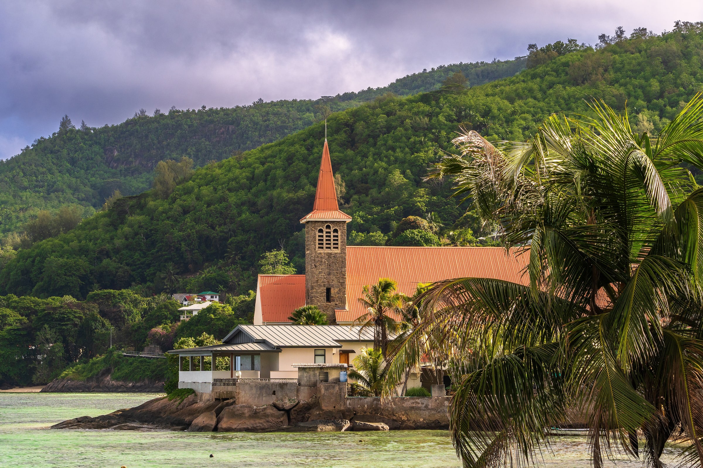 Saint Joseph Church, Catholic Church, Anse Royale, Mahe, Seychelles.