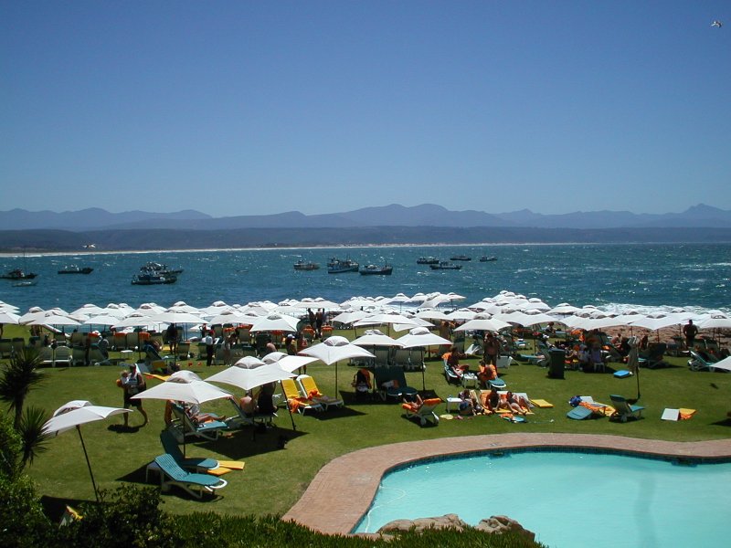 Beacon Isle and the bay at Plettenberg Bay, South Africa