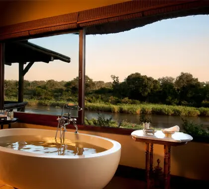 A lodge view in South Africa