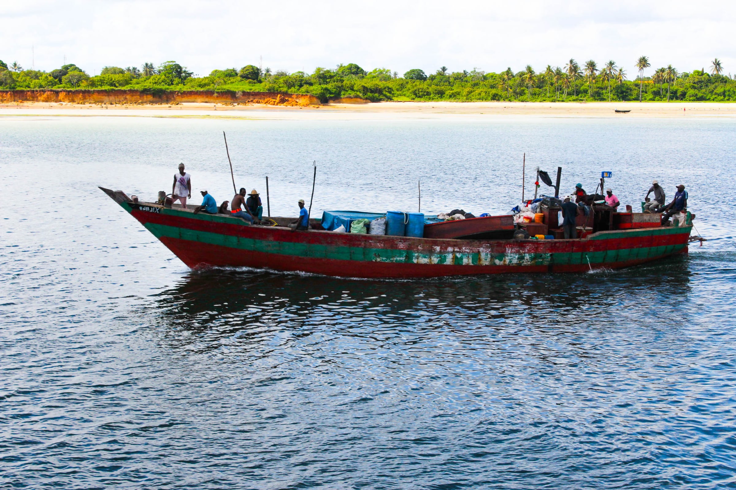 Dhow on the Tanzanian coast