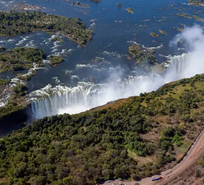 Victoria Falls from the air