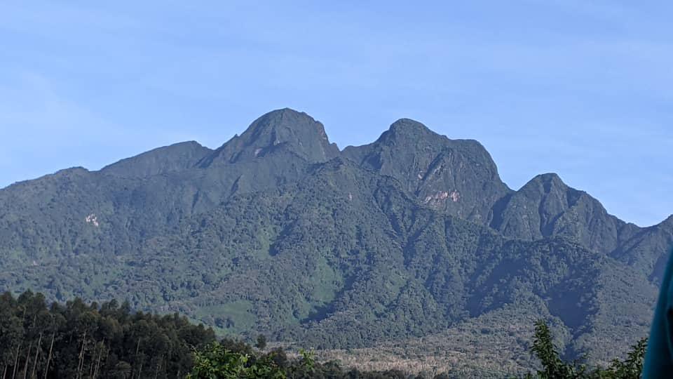 Sabyinyo volcano in Volcanoes National Park, Rwanda