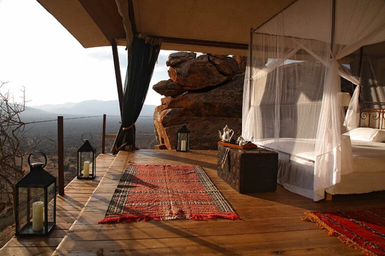 Saruni Samburu Tea time in Villa 5