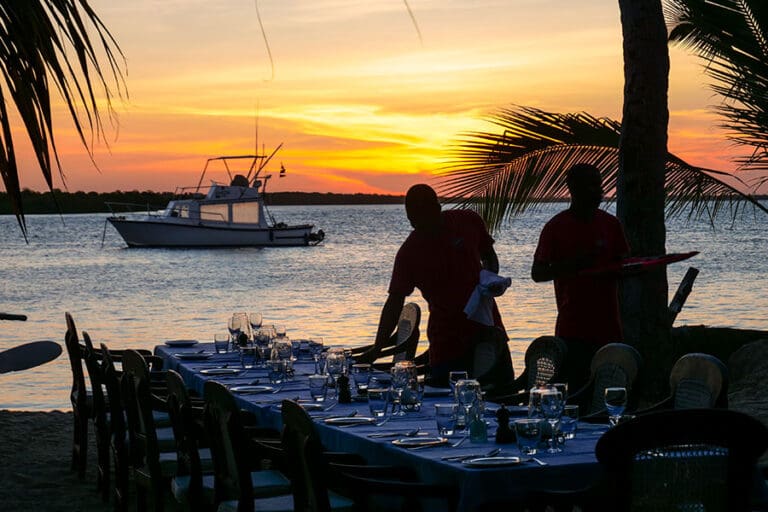 Manda bay alfresco dining