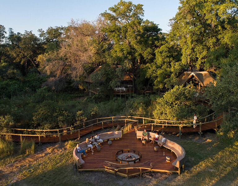 Camp Moremi Aerial View
