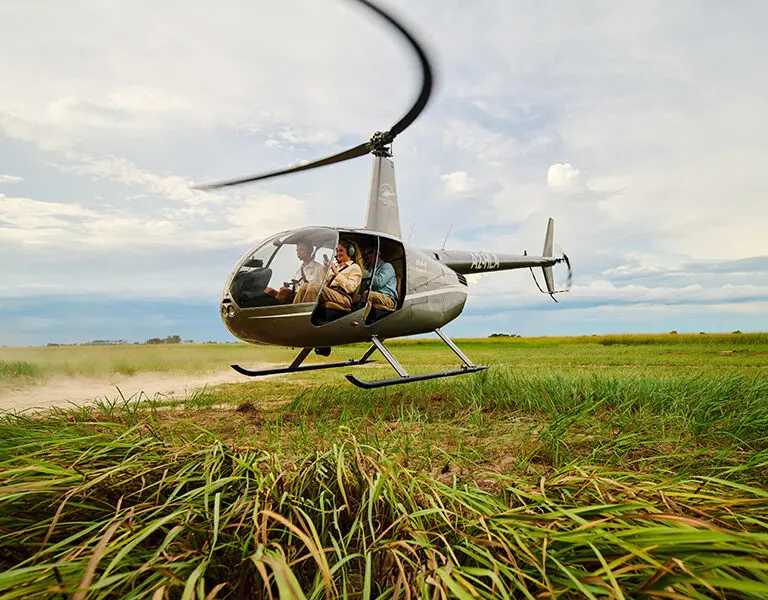 Xugana Island Lodge Desert Delta Safaris Botswana Okavango Delta Scenic Helicopter Flights