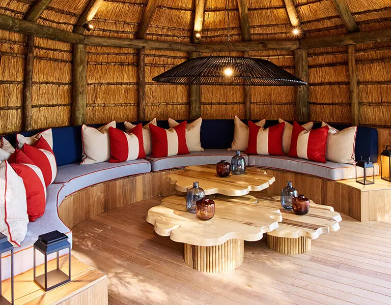 Xugana Island Lodge Desert Delta Safaris Botswana Okavango Delta Welcome Lounge