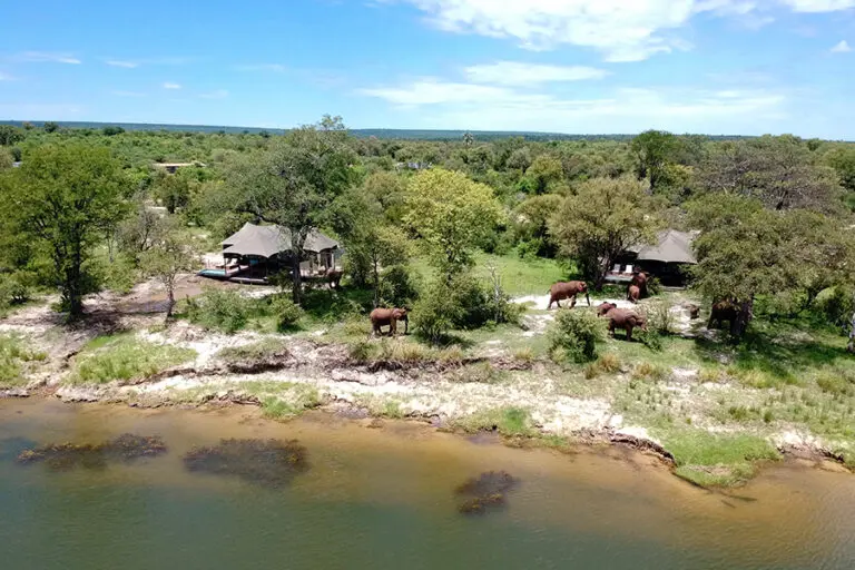 Old Drift Lodge aerial view