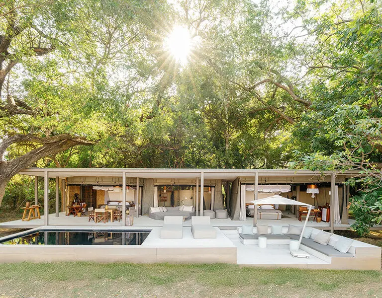 TimeTide Chinzombo Zambia South Luangwa family tent 3