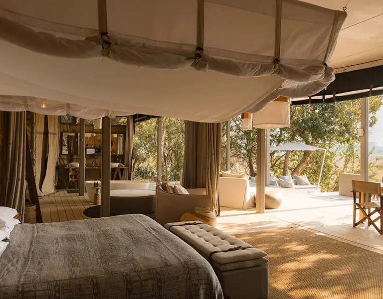TimeTide Chinzombo Zambia South Luangwa room interior