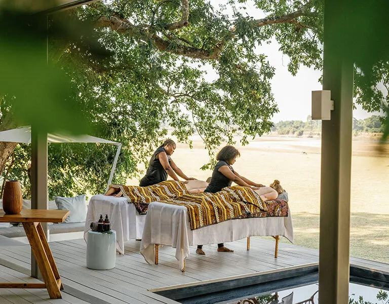 TimeTide Chinzombo Zambia South Luangwa massage
