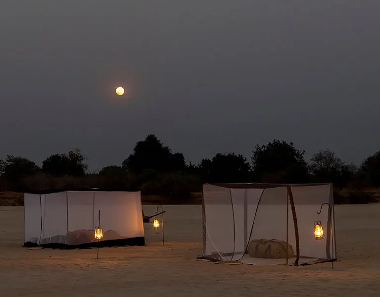 TimeTide activities Zambia South Luangwa sleepout experience
