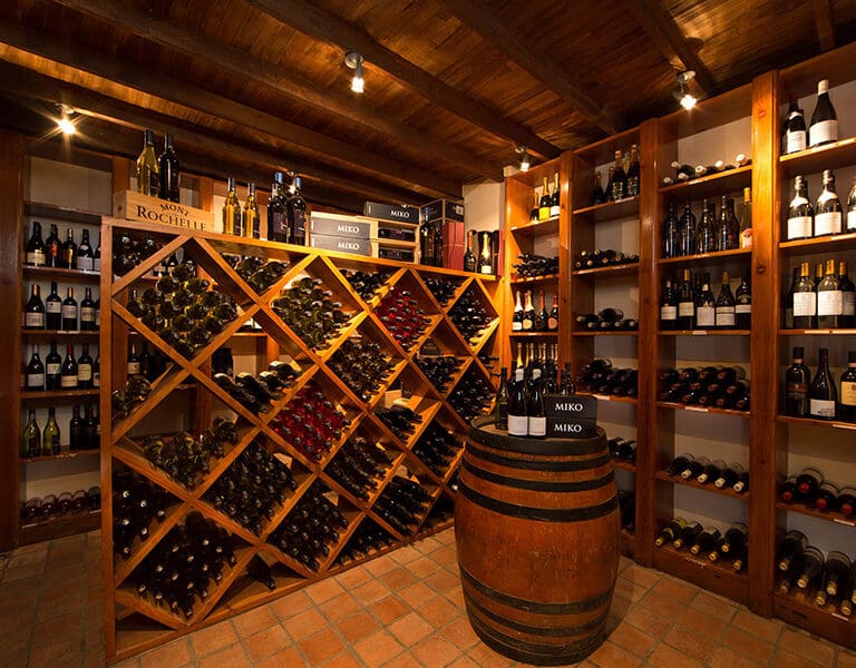 Mont Rochelle Hotel Wine Cellar