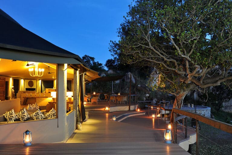 Lemala Kuria Hills Large outside decks for relaxing