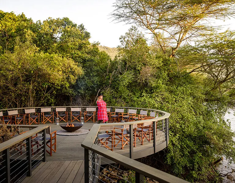 Olonana Lodge an AK Sanctuary Kenya Masai Mara Mara River boma