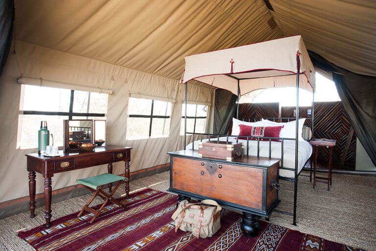 CampKalahari Interior Twinbed
