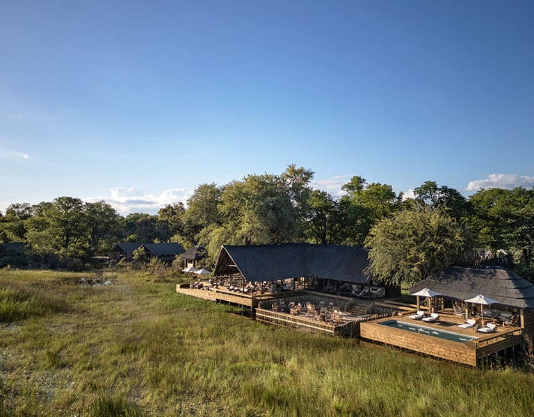 Sable Alley Natural Selection Botswana Khwai Private Reserve Okavango Delta Camp Exterior 2