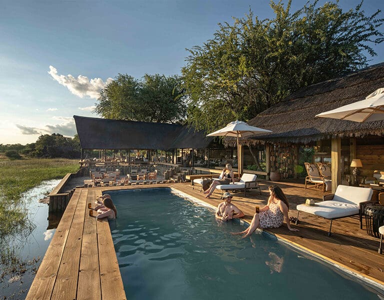 Sable Alley Natural Selection Botswana Khwai Private Reserve Okavango Delta Swimming Pool 2