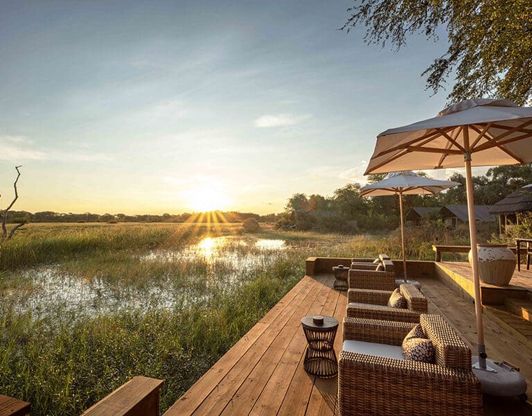 Sable Alley Natural Selection Botswana Khwai Private Reserve Okavango Delta View 1