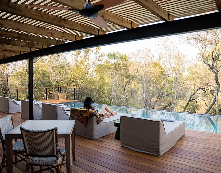 Simbambili Wellness centre pool