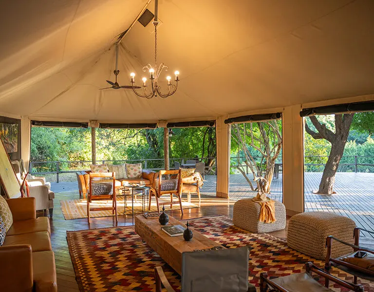 GORONGOSA SAFARIS Muzimu Lodge Main Area Interior 7