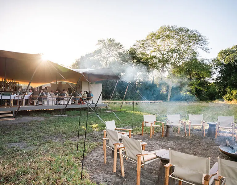 GORONGOSA SAFARIS Chicari Camp Main Area Breakfast 11
