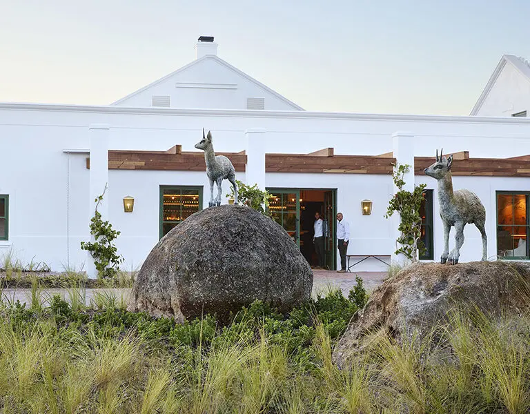 Spier Hotel winelands art Spier Hotel Entrance