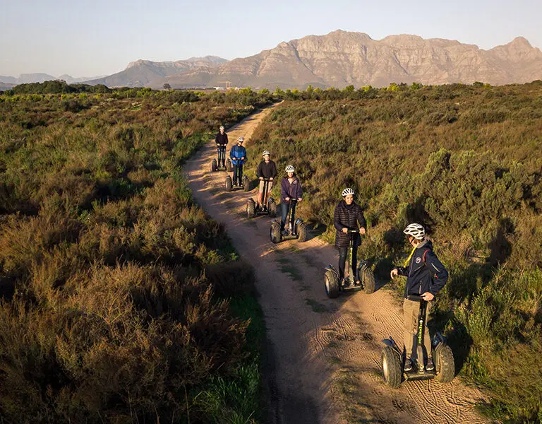 Spier Hotel spier segway arial field
