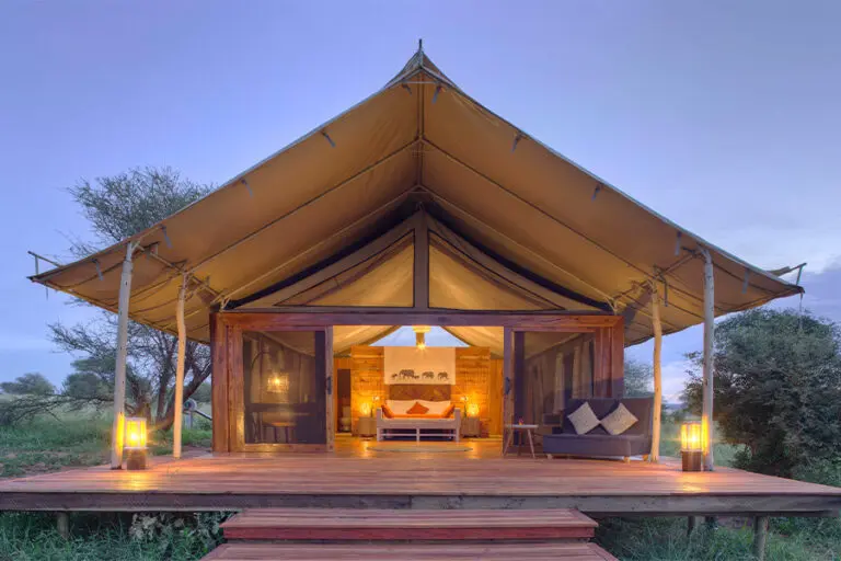Tarangire Ndovu Tented Lodge Exterior of bedroom