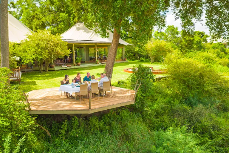 SalasCamp Dining DeckPatio