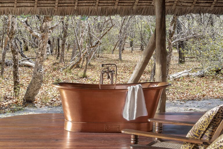 Siwandu Tented suites with bath on deck