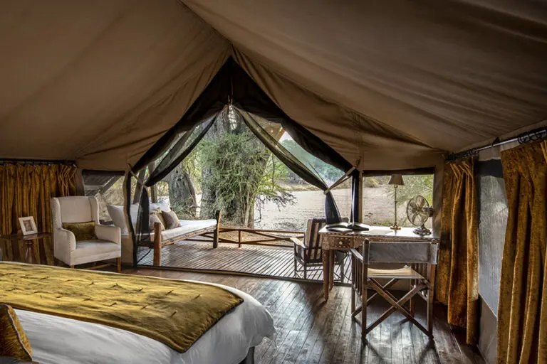 Jongomero Tented suites interior