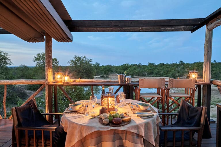 MotswariGameLodge Dining Evening