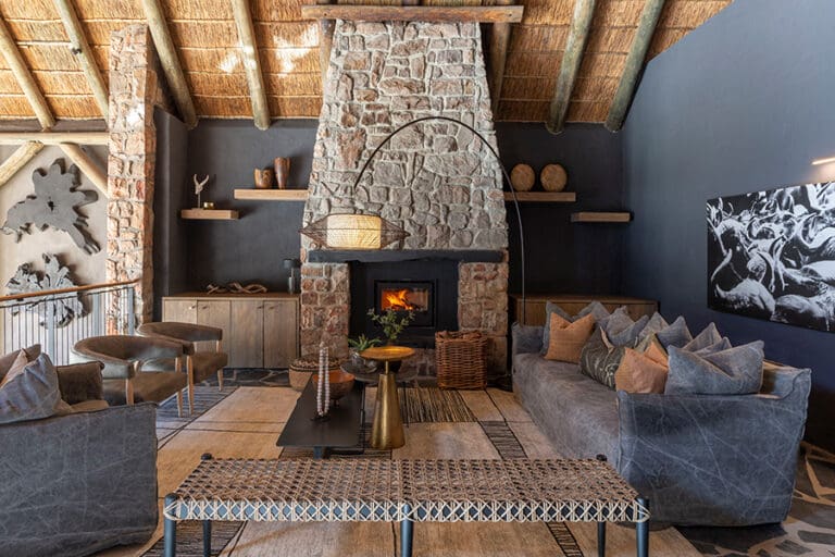 Bayethe at shamwari private game reserve lounge