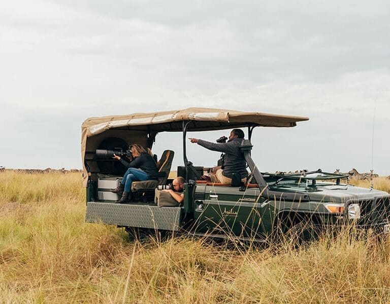 Asilia Africa Encounter Mara asilia photographic vehicle with guide