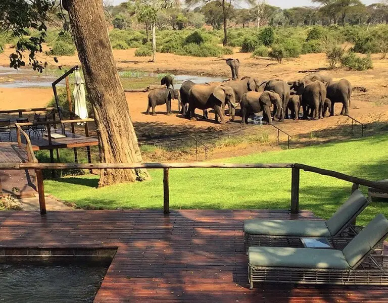Elephant Valley Lodge view from deck