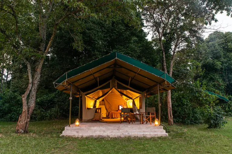 Governors Camp tent exterior
