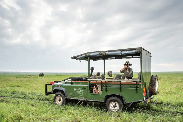 Governors Camp photographic safari vehicle
