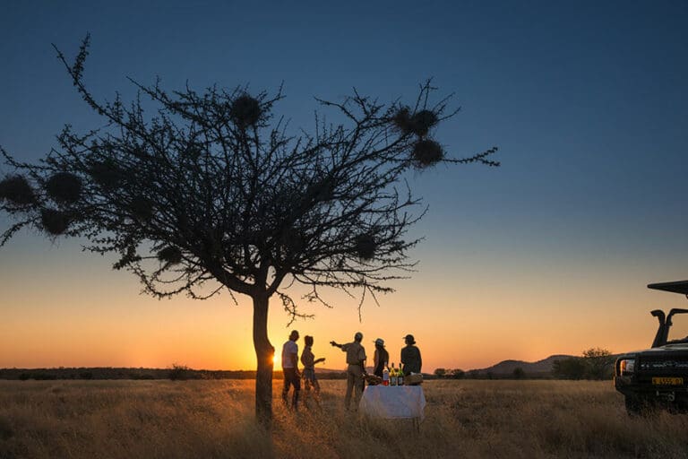 Ongava Tented Camp sundowners