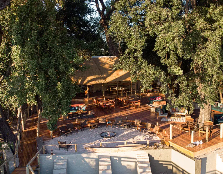 Nxamaseri Island Lodge aerial2