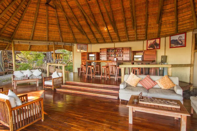 KwandoLagoonCamp Interior Lounge