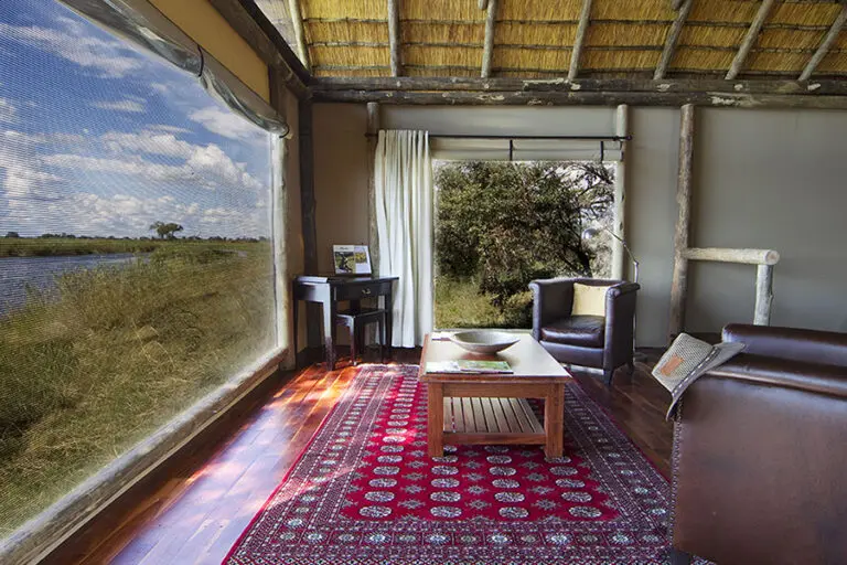 KwandoLagoonCamp UpperLevelBedroom Afternoon