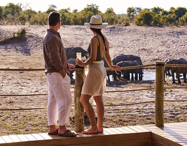 Savute Safari Lodge Pool Deck