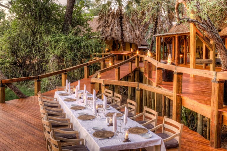 CampOkavango Dining DeckPatio