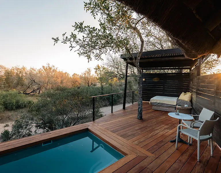 Simbambili Suite deck